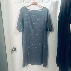 Eileen Fisher Cotton Dress w/ Pockets